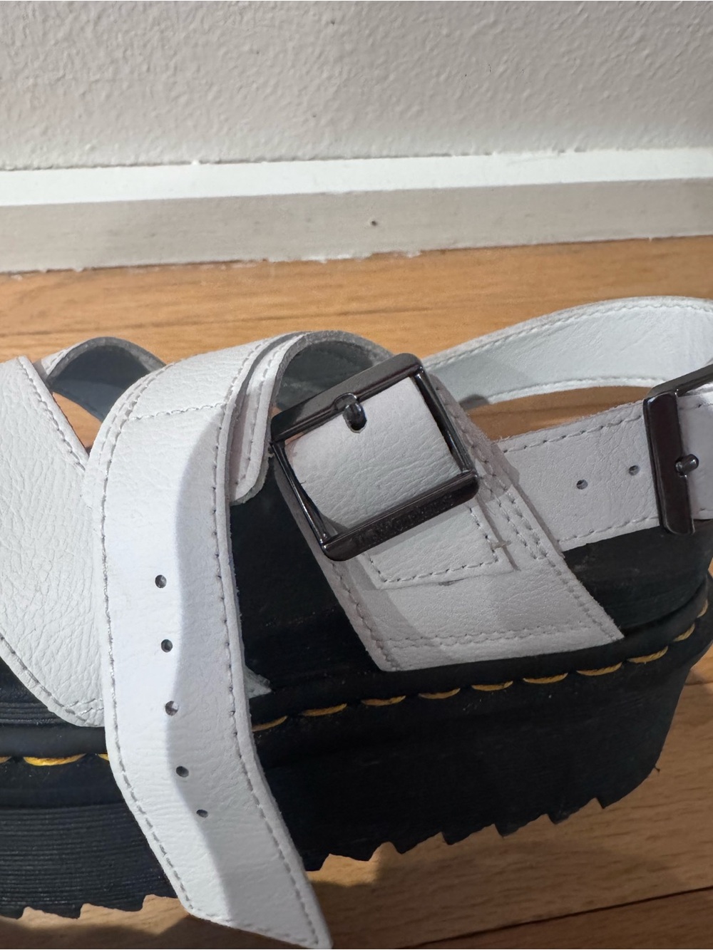 Women’s Doc Martens Voss II Quad White Sandal - Picture 5 of 7